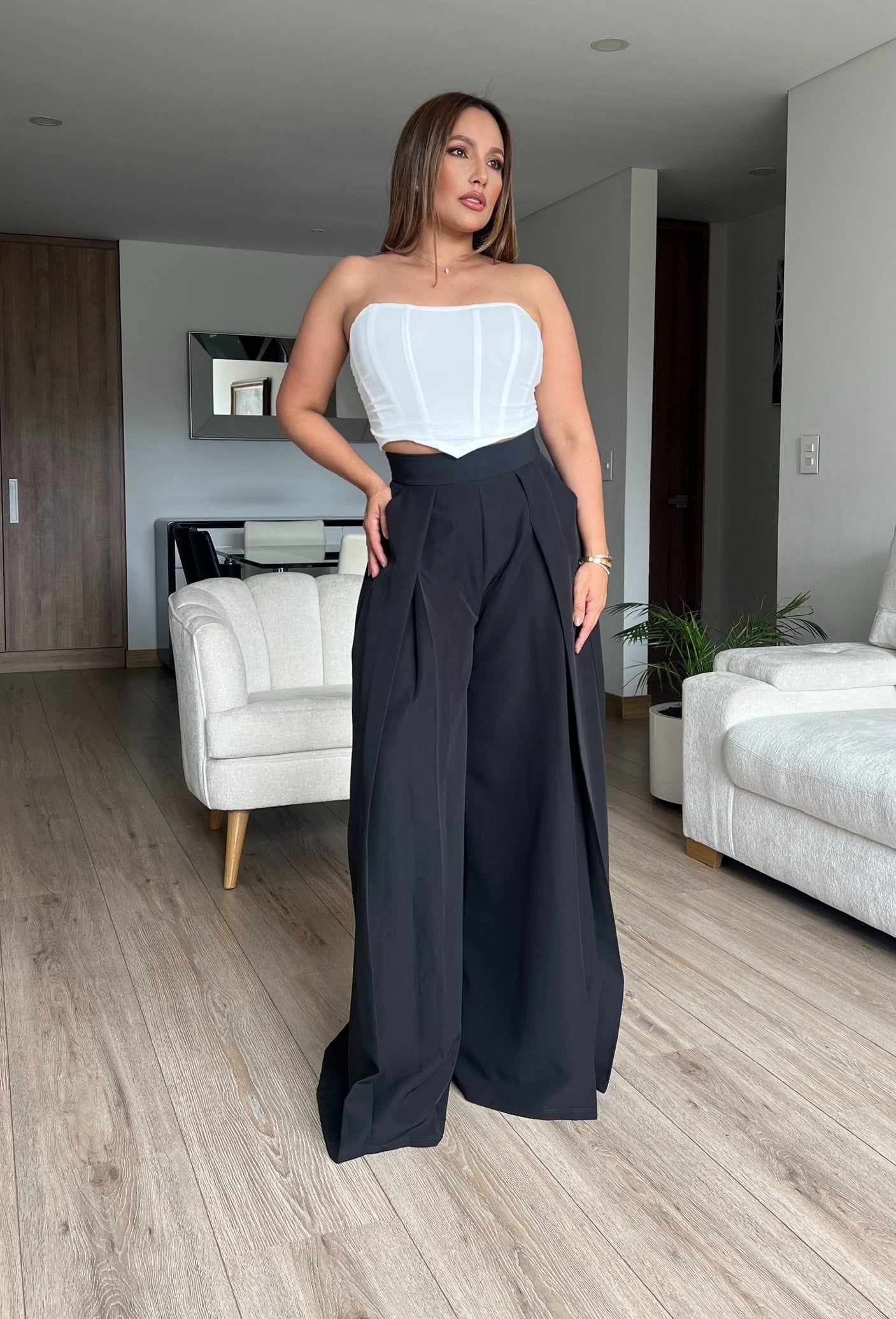 Pantalon AM-1256 negro